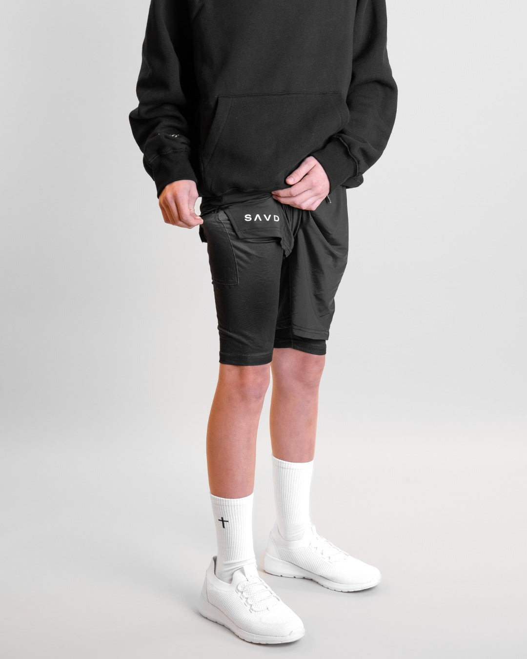SAVD 'Minimal Cross' Youth Performance Shorts