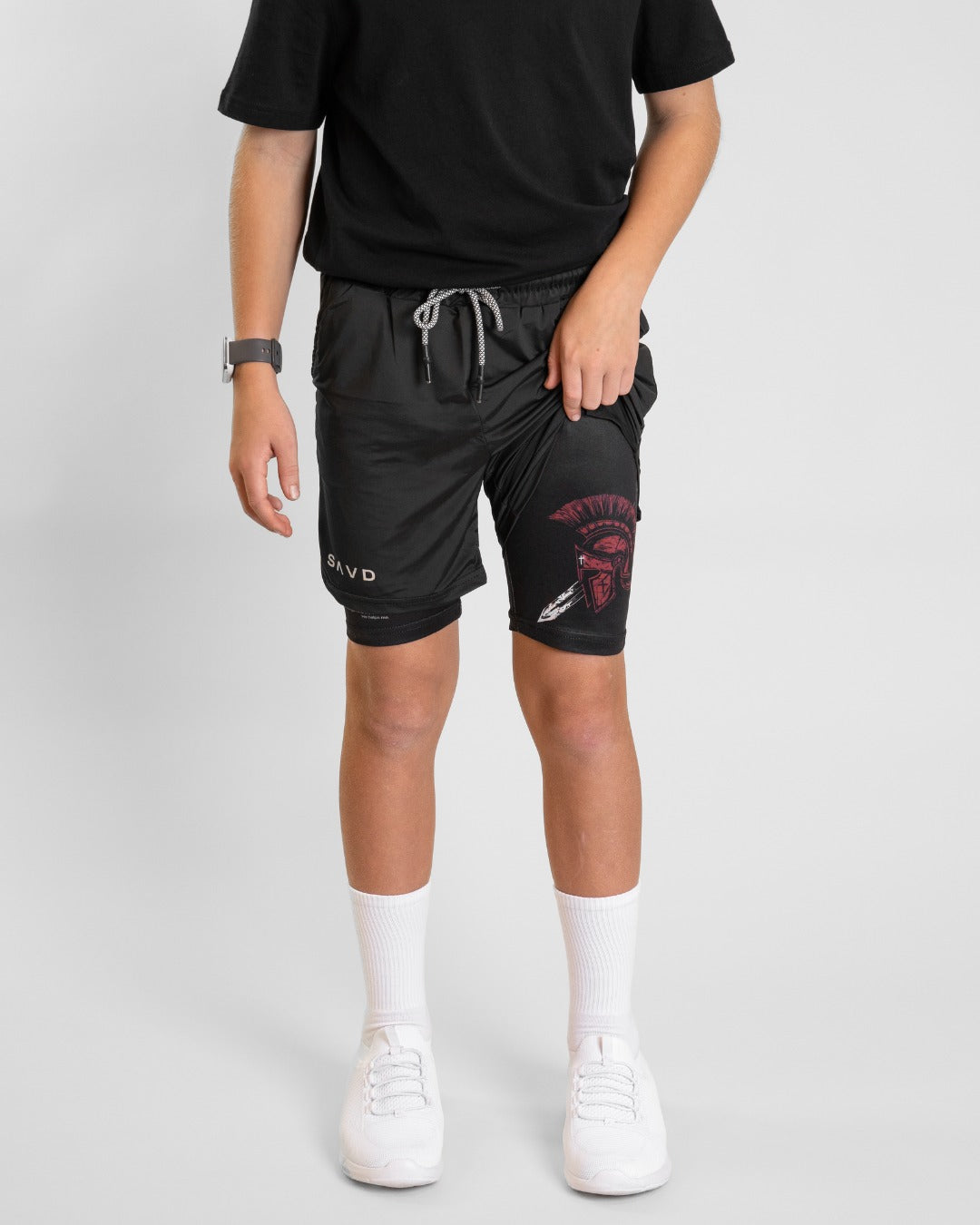 Psalm 28:7 'Shield of Strength' Youth Performance Shorts