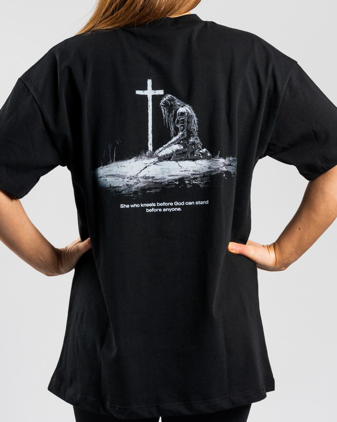 'Warrior's Prayer' Women’s Oversized T-Shirt