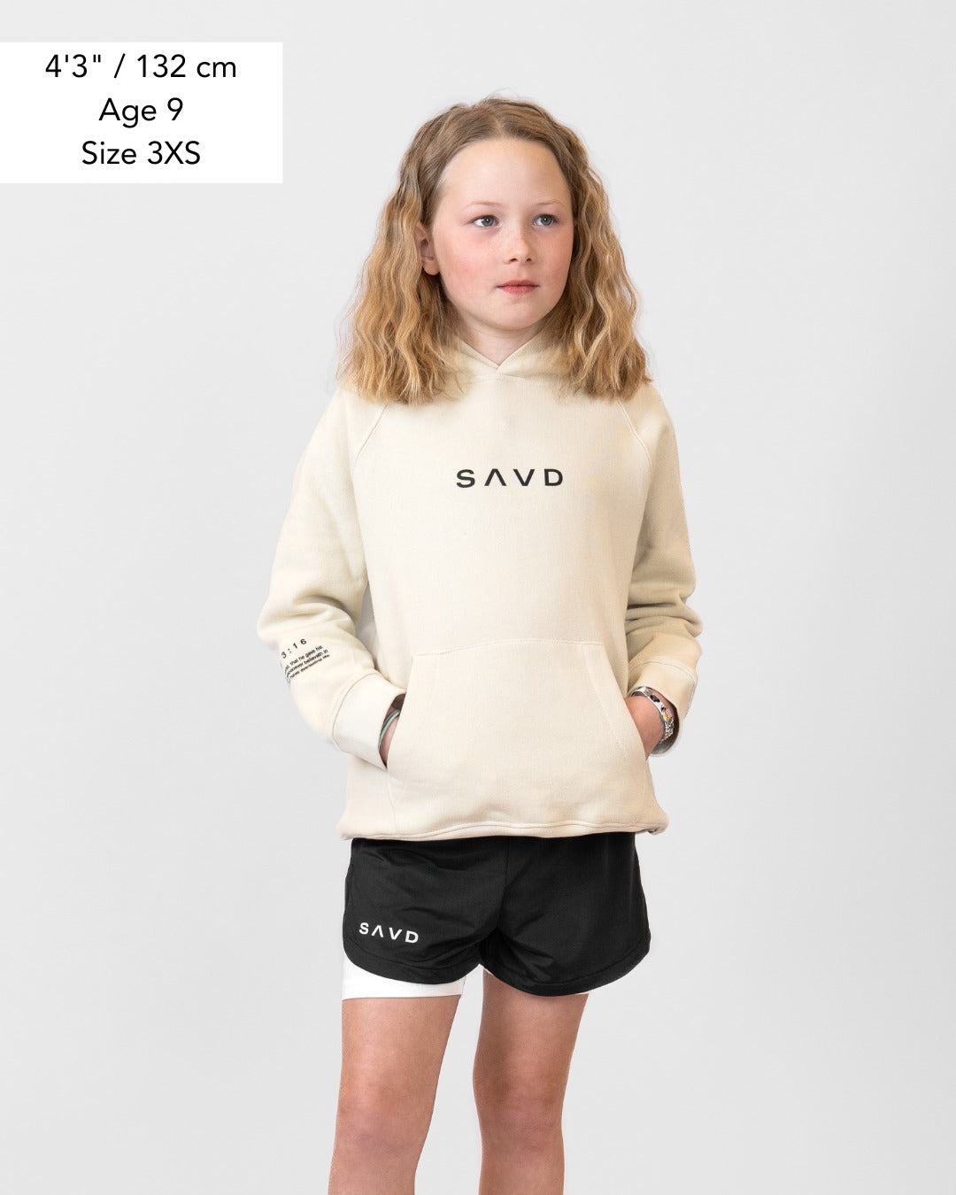 1 Peter 5:7 'Peaceful Trust' Girls Performance Shorts