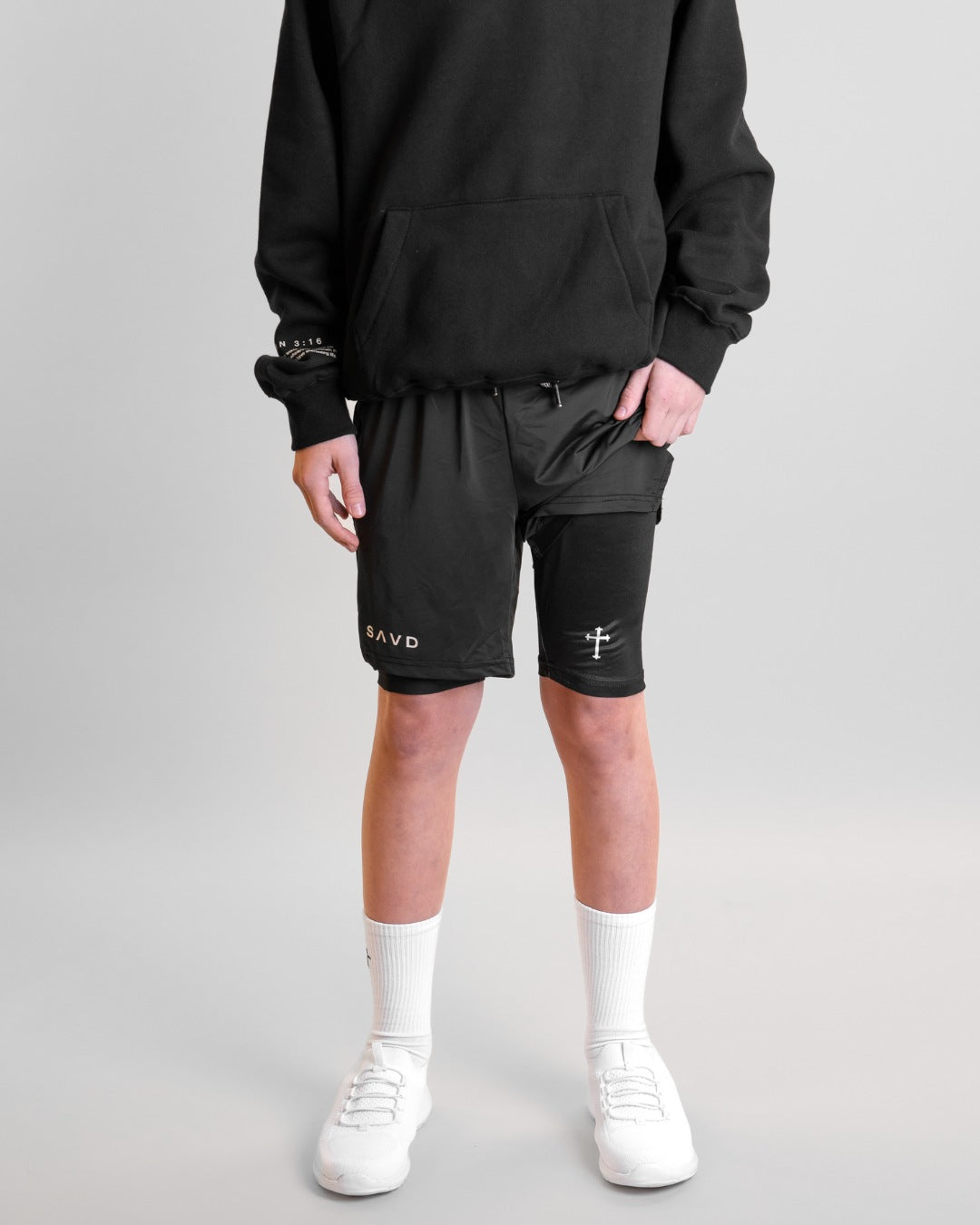 SAVD 'Minimal Cross' Youth Performance Shorts