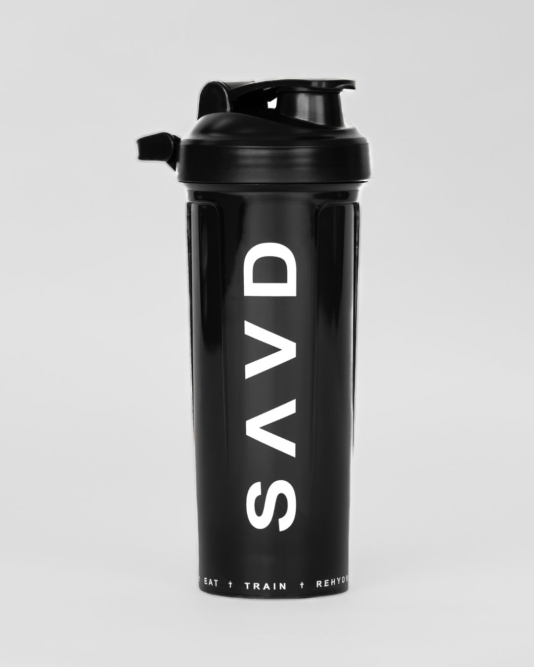 SAVD Shaker Bottle – Pray. Eat. Train. Repeat.