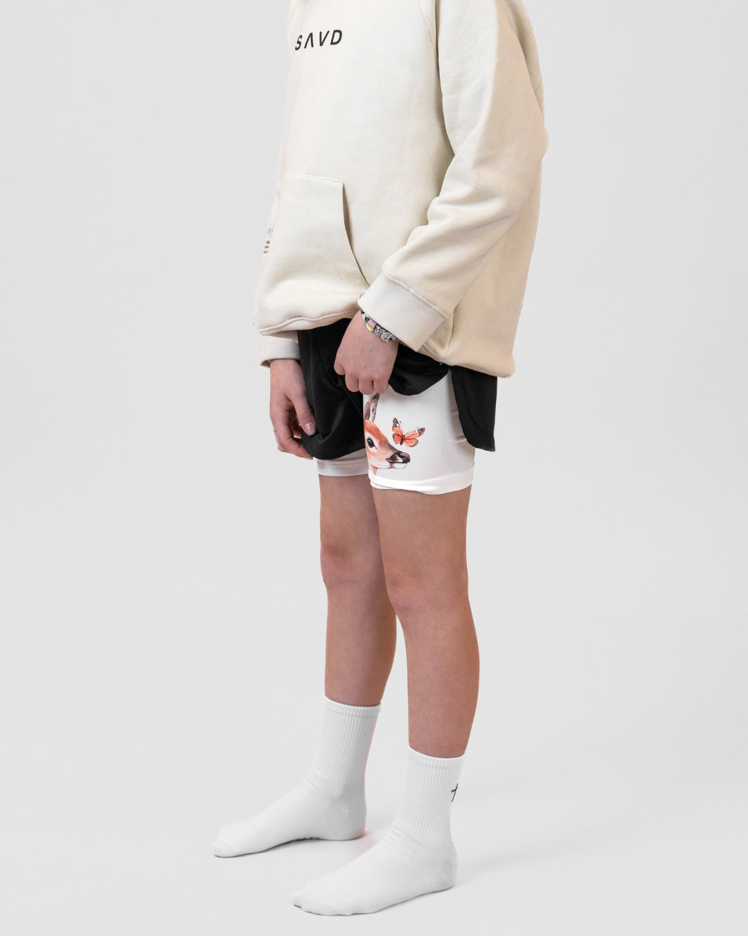 1 Peter 5:7 'Peaceful Trust' Girls Performance Shorts