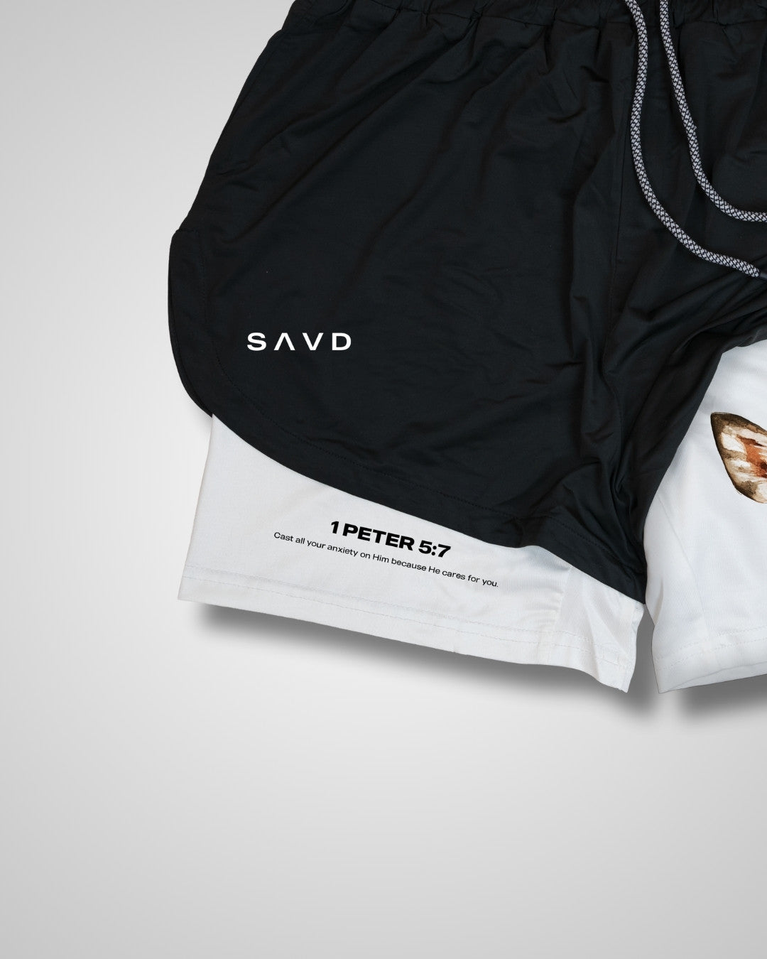 1 Peter 5:7 'Peaceful Trust' Girls Performance Shorts