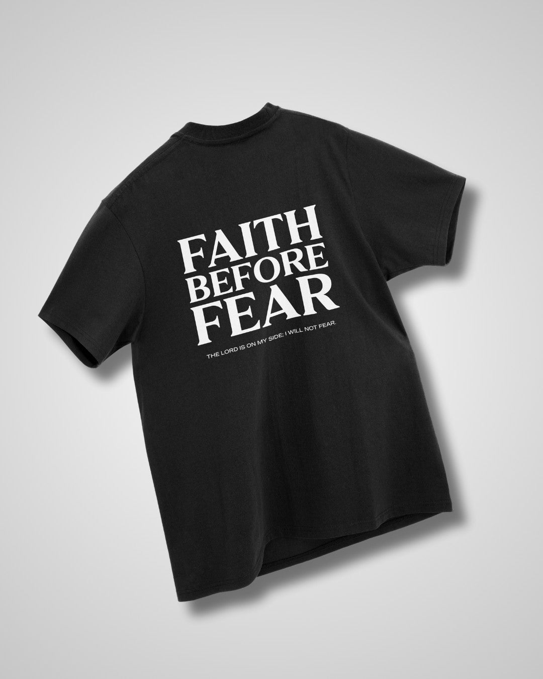 'Faith Before Fear' Women’s Oversized T-Shirt