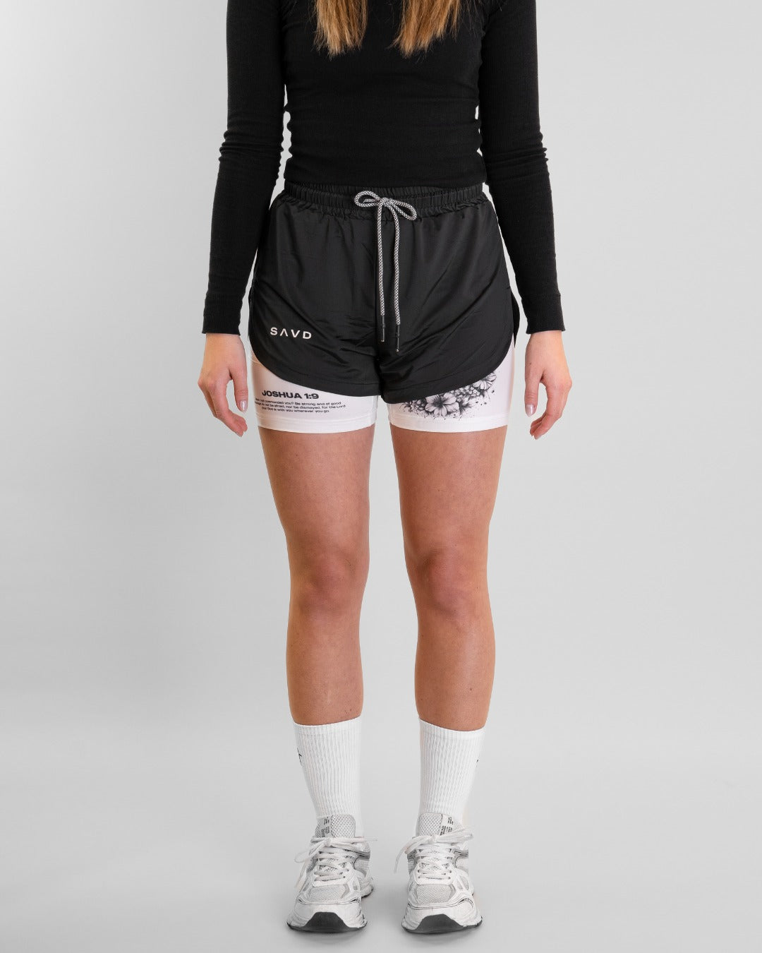 Joshua 1:9 'Courageous Roar' Women's Performance Shorts