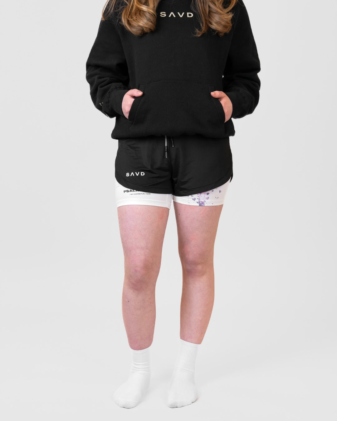 Psalm 139:14 'Wonderfully Made' Girls Performance Shorts