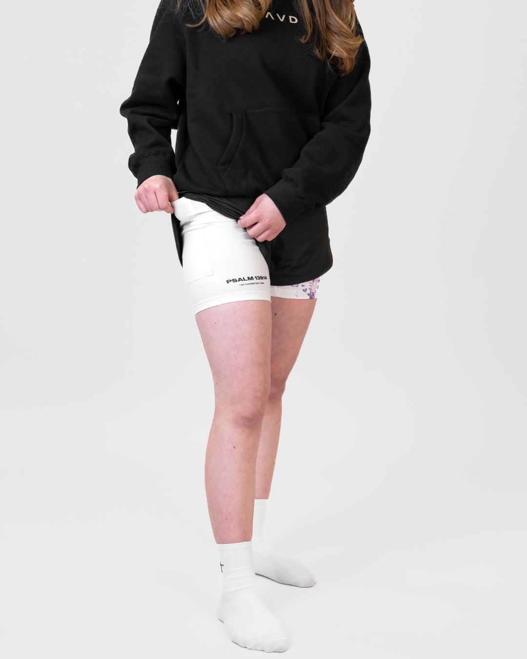 Psalm 139:14 'Wonderfully Made' Girls Performance Shorts