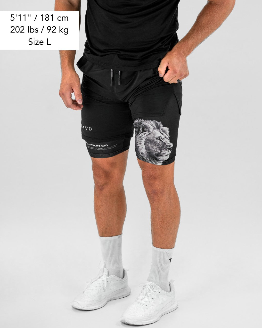 Revelation 5:5 Lion Performance Shorts