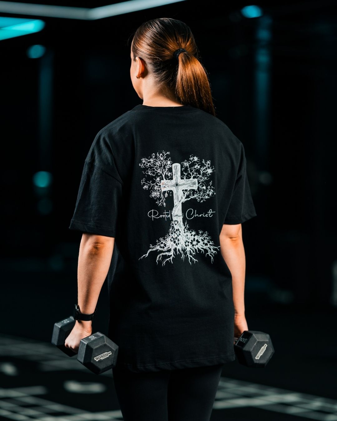 'Rooted in Christ' Women’s Oversized T-Shirt