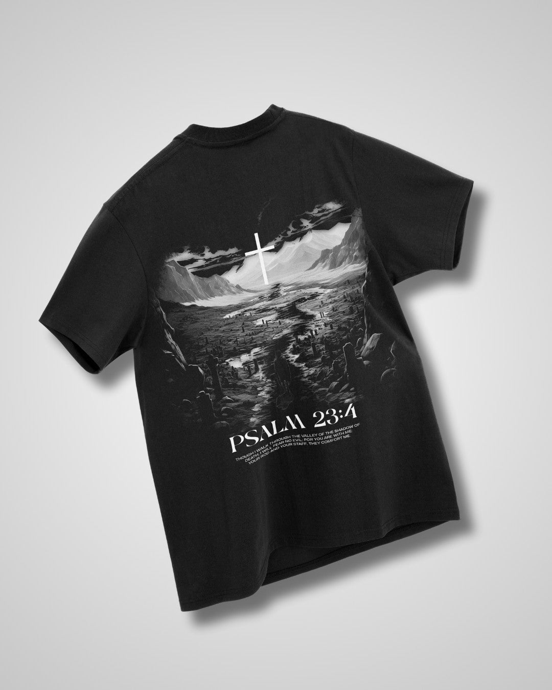Psalm 23:4 'Shadow of Death' Women’s Oversized T-Shirt