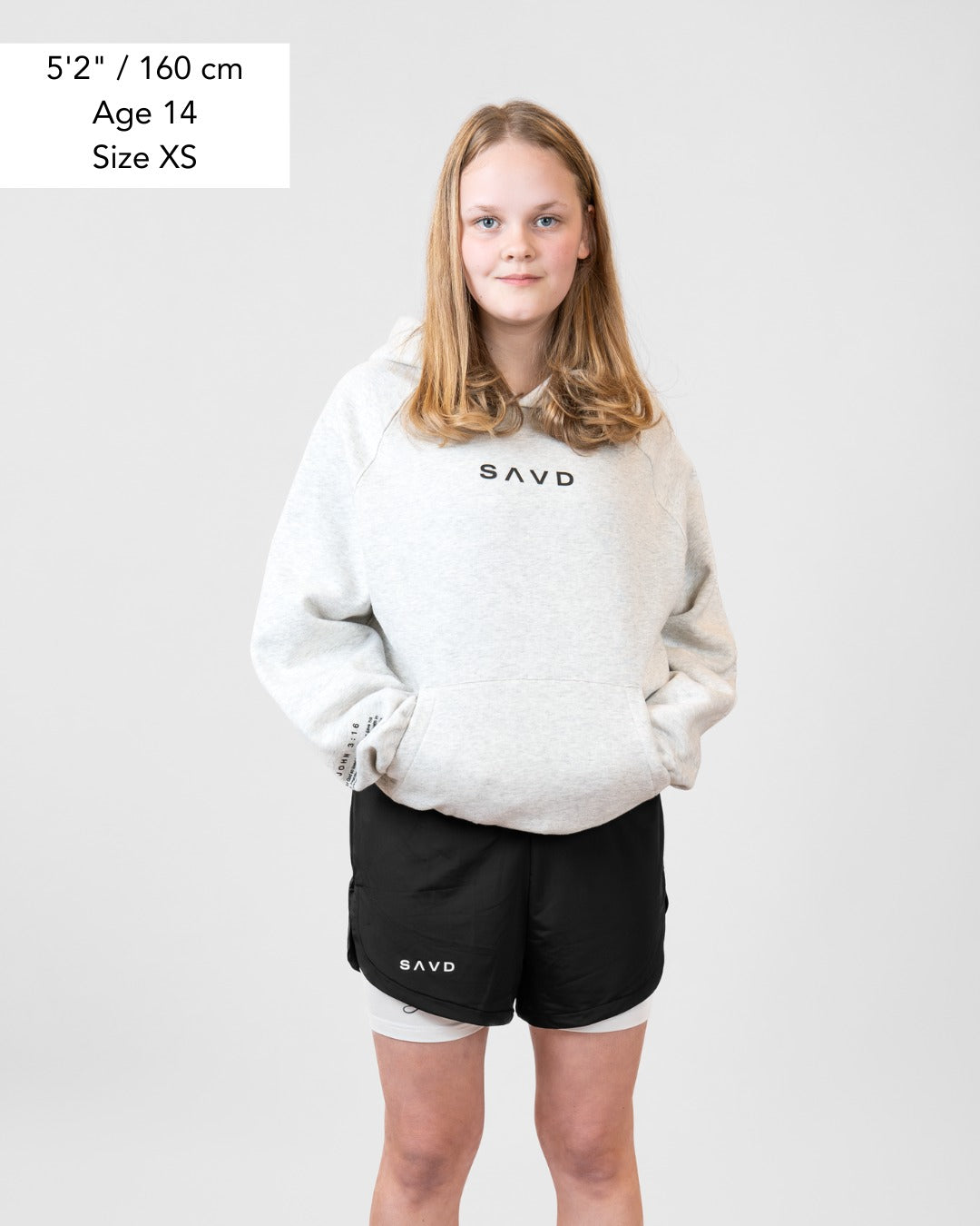 1 Peter 5:7 'Peaceful Trust' Girls Performance Shorts