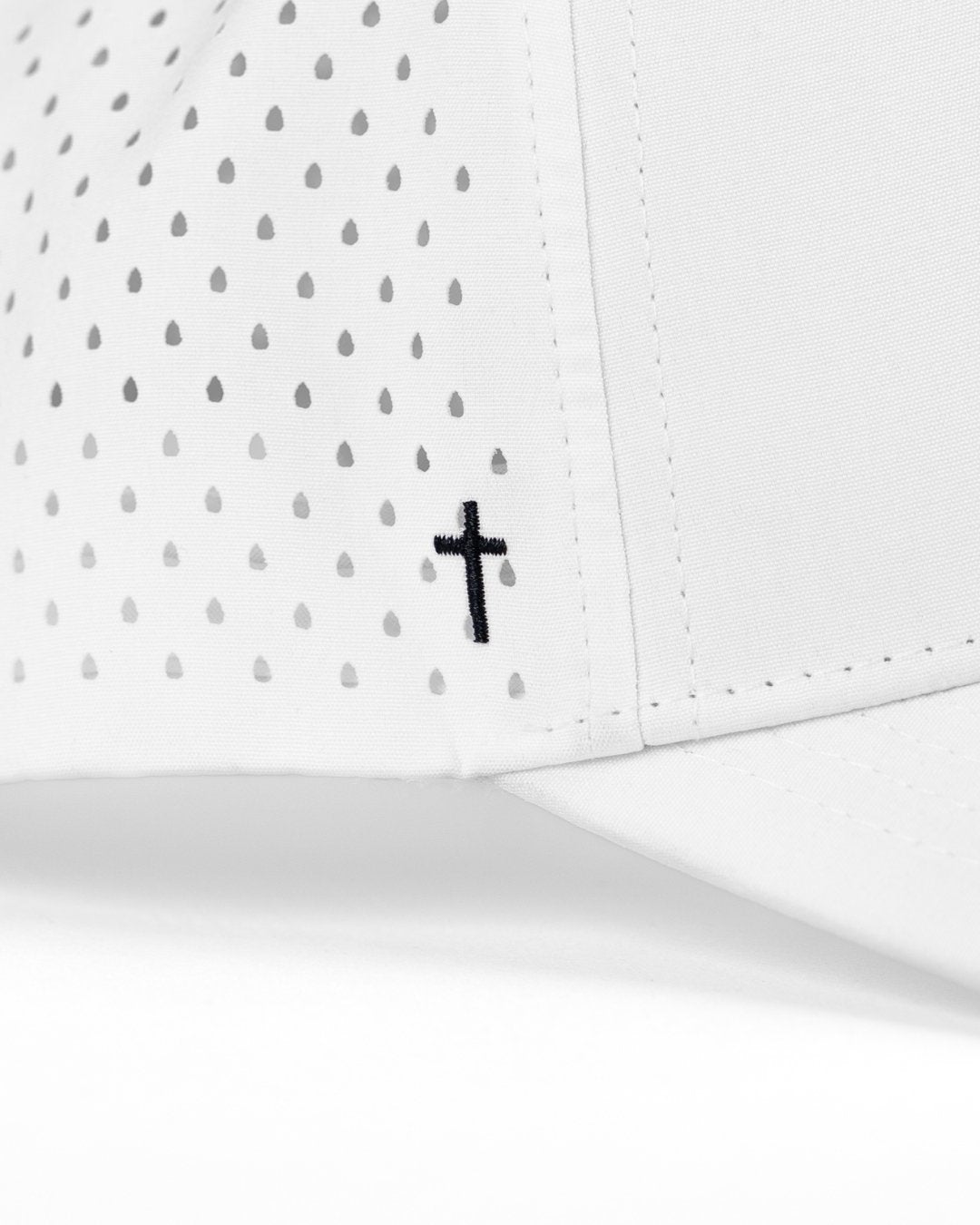 SAVD Perforated Snapback - White